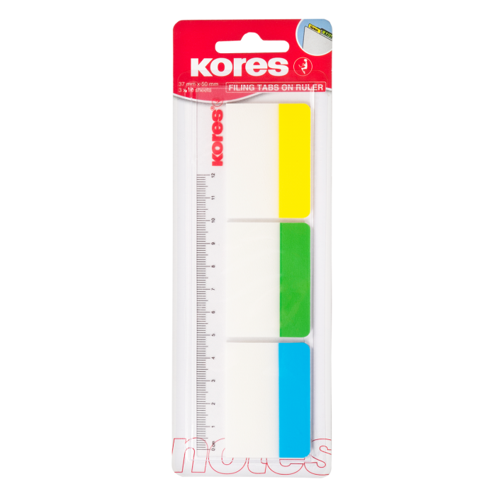kores.com: Kores Filing Film Tabs on Ruler