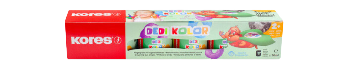 Kores prstové barvy Dedi Kolor
