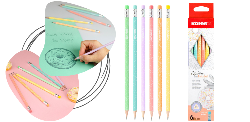 Kores Grafitos Pastel