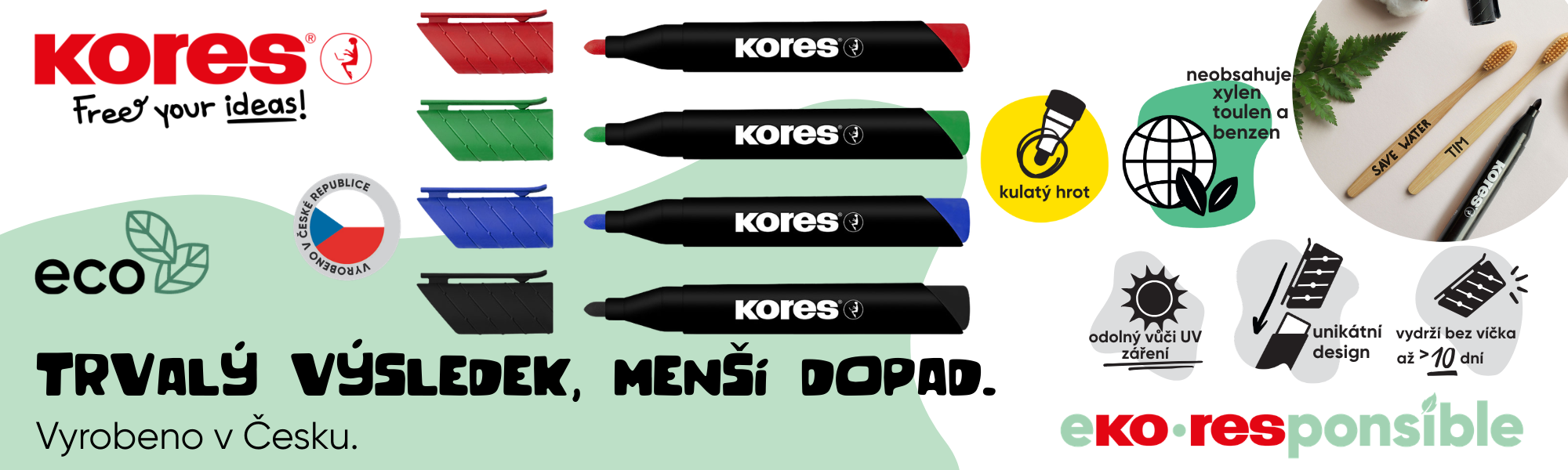 Kores Permanentní popisovač ECO K-Marker