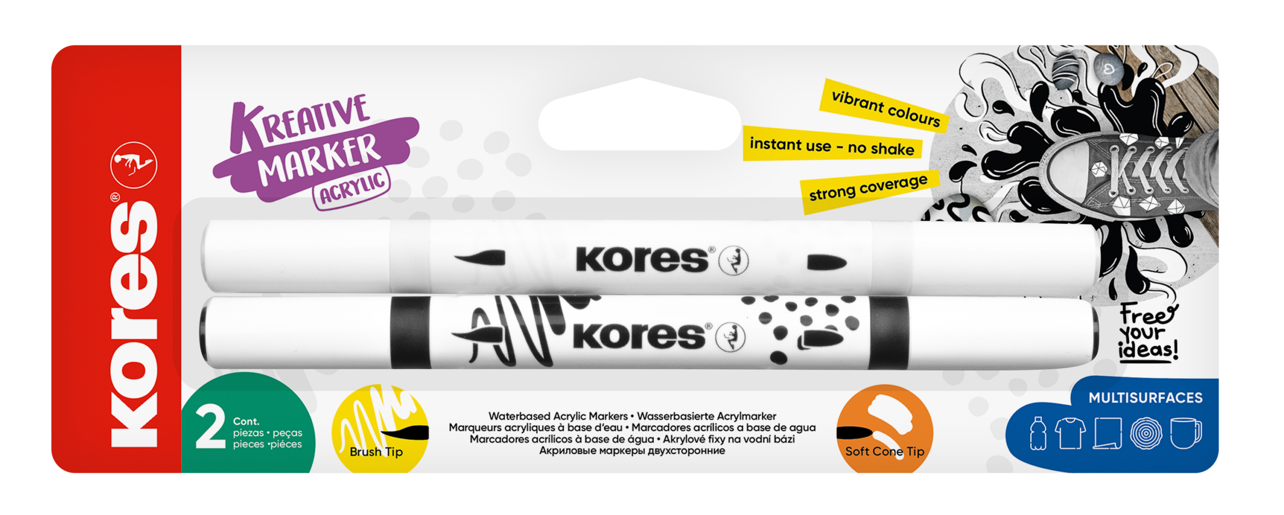 23021 Kreative Marker 2 barvy