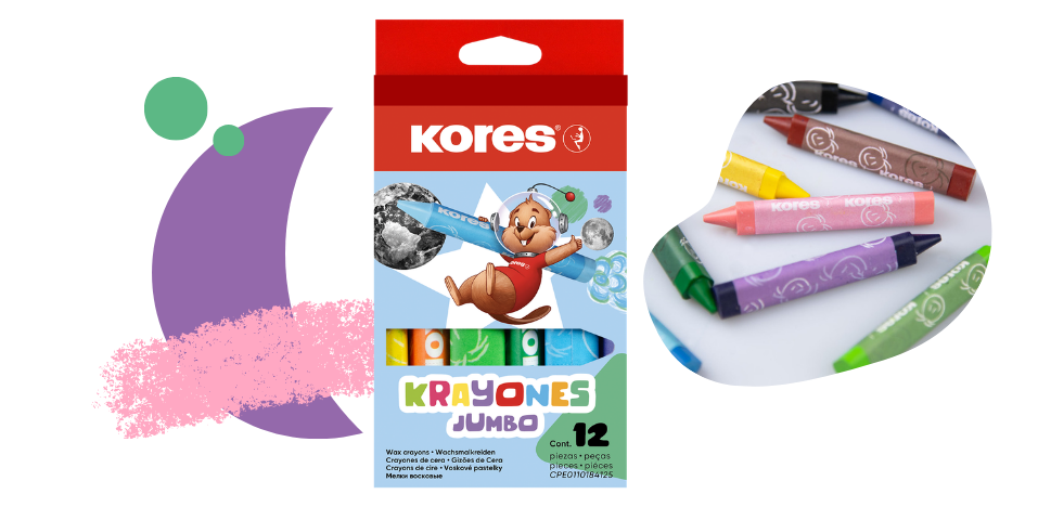 Kores Krayones Wax Crayons