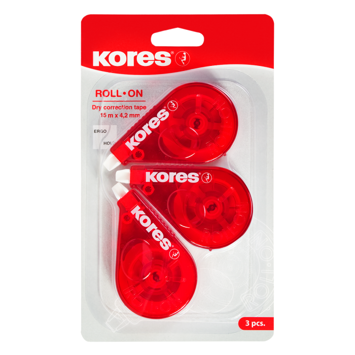  Kores Correction Tape Roll On