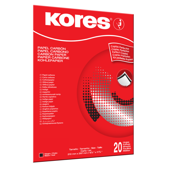 Kores Carbon Paper Blue and Black