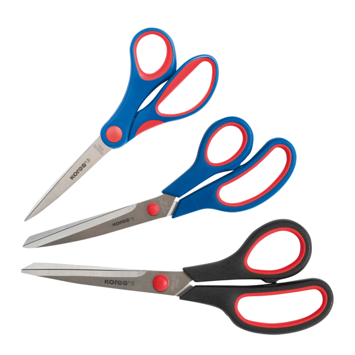  Kores Soft Grip Office Scissors