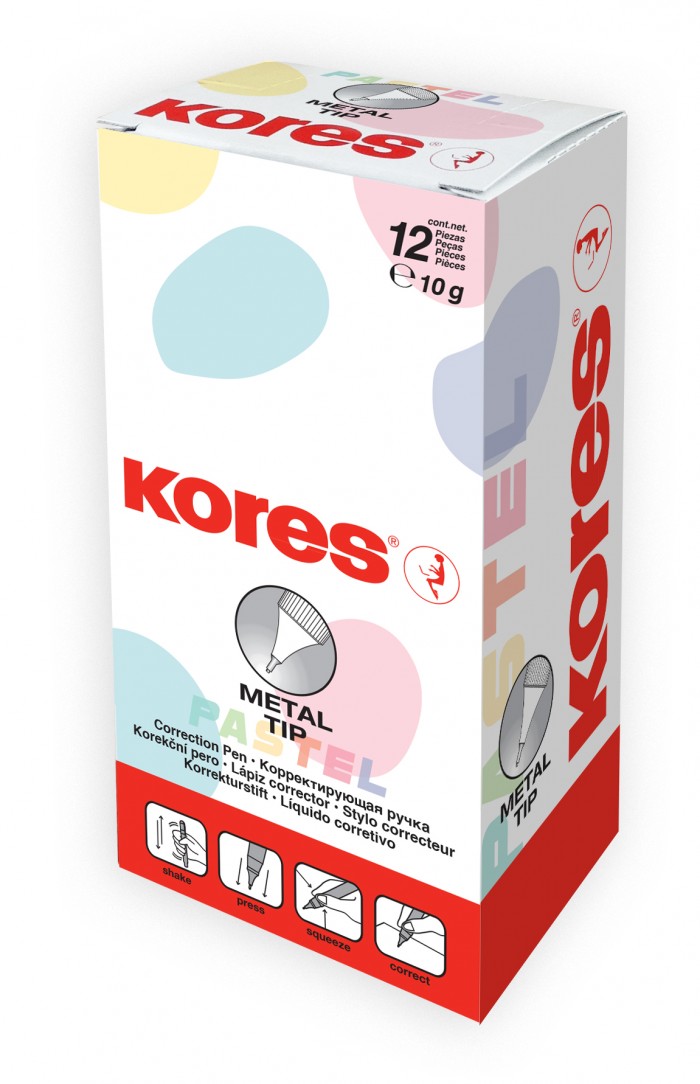 Kores - K0R-M, Stylos à Bille aux Couleurs Paste…